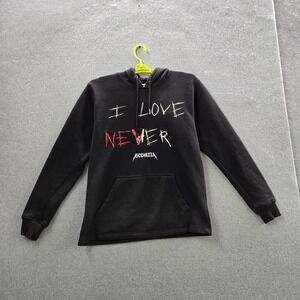 Richezza Men Hoodie M Black I love NevHer Rich Off My Exes 2020 Pullover